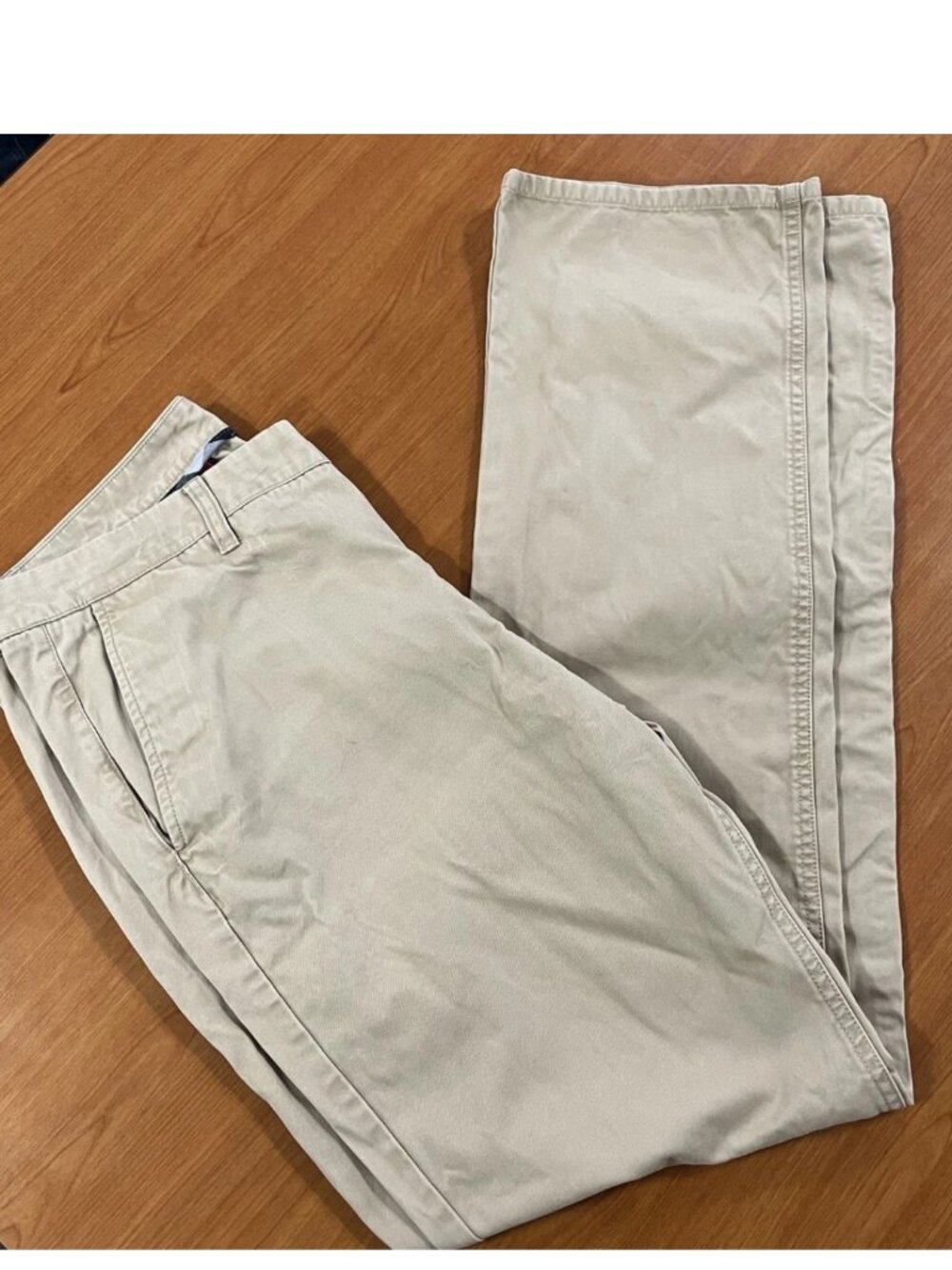 Bonobos Stretch Chino Pants Men's 33x34 Khaki Tan Straight Fit Business Casual